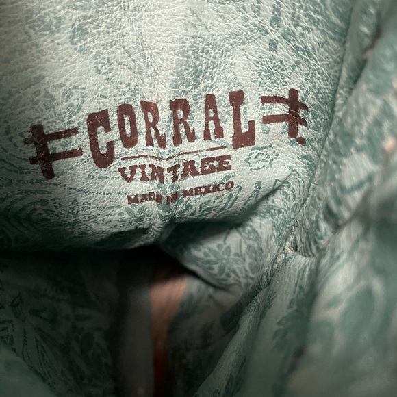 Corral women’s brown cowboy boots style C1928 size 8 - Picture 7 of 7